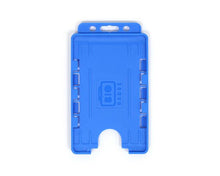 Load image into Gallery viewer, Light Blue Dual-Sided ID Card Holder - Portrait (Pack of 100)
