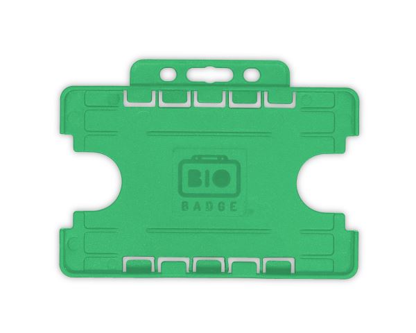 Light Green Dual-Sided ID Card Holder - Landscape (Pack of 100)
