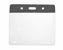 Load image into Gallery viewer, Vinyl Black Top Card Holders - 91x65mm (Pack of 100)
