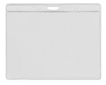 Load image into Gallery viewer, Vinyl Clear Visitor Pass Holder 145 x105 mm, Landscape - Pack of 100