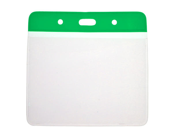 Vinyl Green Top Card Holders - 102 x 83mm (Pack of 100)