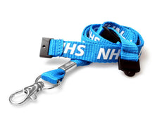 Load image into Gallery viewer, 15mm NHS Staff Lanyards with Double Breakaway (Pack of 100)
