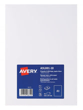Load image into Gallery viewer, Avery A3L001-10 Standard Display Labels A3 Removable PK10
