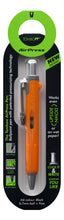 Load image into Gallery viewer, Tombow Ballpoint  AirPress Pen Orange Barrel BK PK1