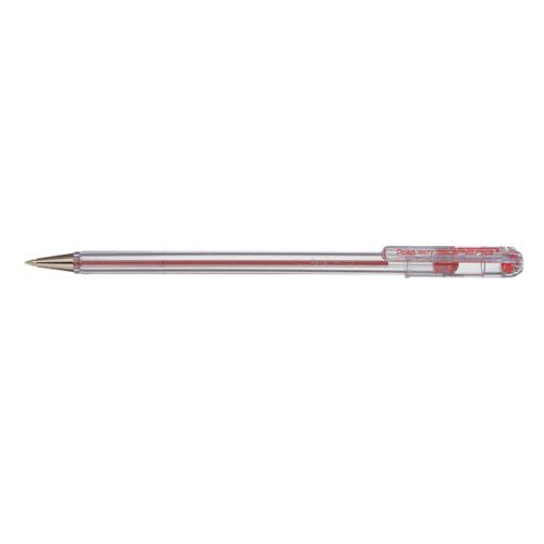 Pentel Superb Ball Pen 0.7mm Red BK77-B PK12