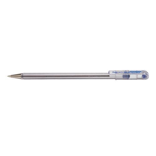Pentel Superb Ball Pen 0.7mm Blue BK77-C PK12