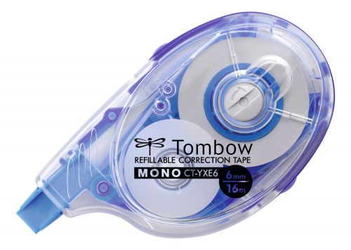 Tombow Correction tape MONO YXE6 6mm x 16m refillable PK1