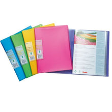 Load image into Gallery viewer, Pentel Recycology Vivid A4 Display Book 30Pockets Asst PK5