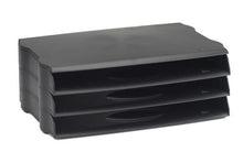 Load image into Gallery viewer, Avery Letter Tray Wide Entry Black