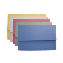 Load image into Gallery viewer, Value Document Wallet Foolscap Assorted DW250-ASTZ (PK50)