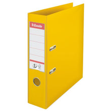 Load image into Gallery viewer, Esselte No1 Power Lever Arch Polyprop A4 75mm Yellow PK10
