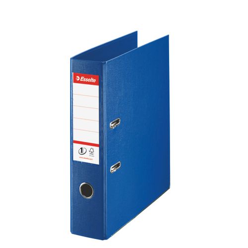 Esselte No1 Lever Arch File Polyprop A4 75mm Navy Blue PK10