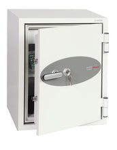 Load image into Gallery viewer, Phoenix Fire Fighter Size 1 Fire Safe with Key Lock