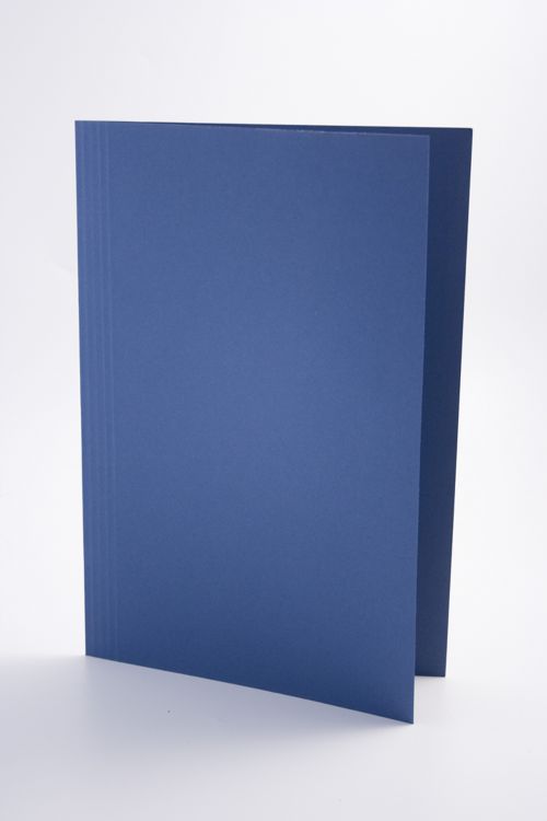 Guildhall Square Cut Folder Foolscap 250gsm Blue PK100