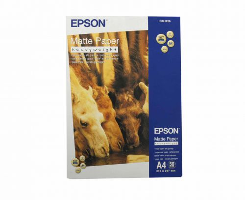 Epson C13S041256 Matte Heavyweight Paper A4 50 Sheets