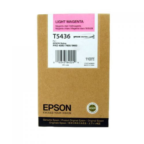 Epson C13T543600 T5436 Light Magenta Ink 110ml