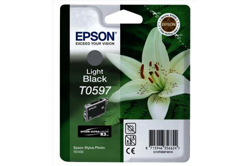 Epson C13T05974010 T0597 Light Black Ink 13ml