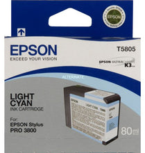 Load image into Gallery viewer, Epson C13T580500 T5805 Light Cyan Ink 80ml