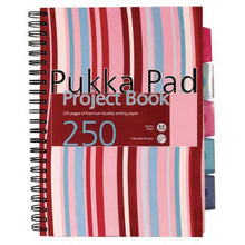 Load image into Gallery viewer, Pukka Pad A5 Project Book Ruled 200 Pages PK3