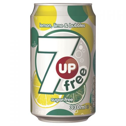 7up Diet 330ml Cans (Pack 24)