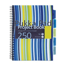 Load image into Gallery viewer, Pukka Pad A4 Project Polyprop Ruled 250 Page PK3