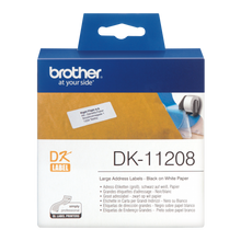 Load image into Gallery viewer, Brother DK11208 Large Address Label Roll 38mmx90mm 400