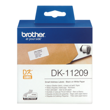 Load image into Gallery viewer, Brother DK11209 Small Address Label Roll 62mmx29mm 800