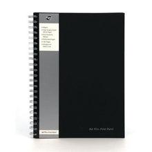 Load image into Gallery viewer, Pukka Pad A4 Wirebound Book Silver/Black (PK5