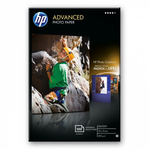 HP Q8692A Glossy Photo Paper 10x15cm Pack 100