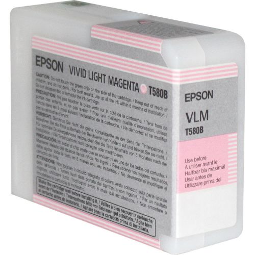 Epson C13T580B00 T580B Light Magenta Ink 80ml