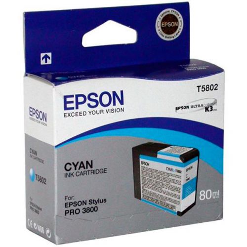 Epson C13T580200 T5802 Cyan Ink 80ml