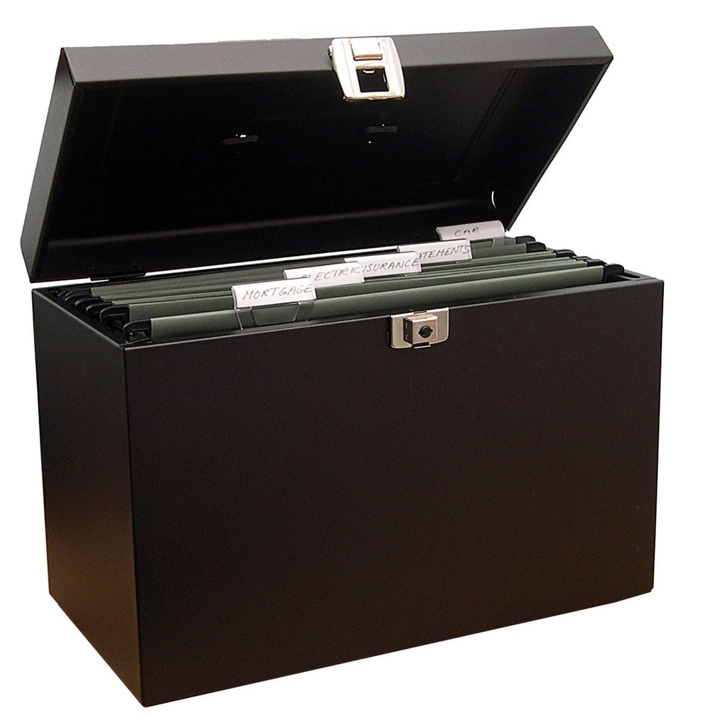 Cathedral A4BK Value Metal File Box A4 Black