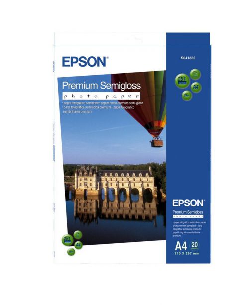 Epson C13S041332 Semi Gloss Photo A4 20 Sheets