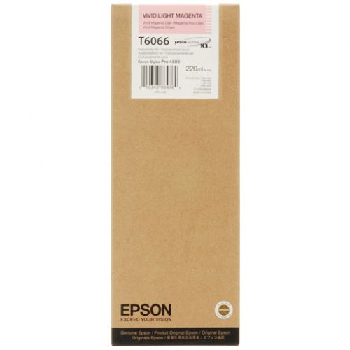 Epson C13T606600 T6066 Vivid Light Magenta Ink 220ml