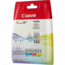 Load image into Gallery viewer, Canon 2934B010 CLI521 CMY Ink 3x9ml Multipack