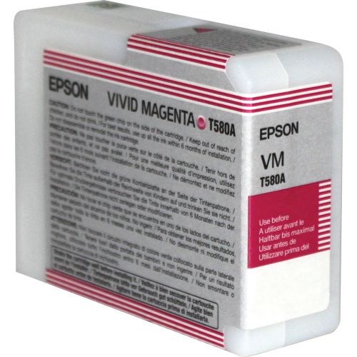 Epson C13T580A00 T580A Vivid Magenta Ink 80ml