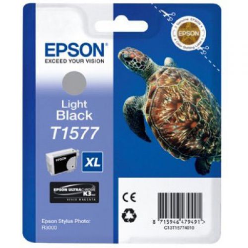 Epson C13T15774010 T1577 Light Black Ink 26ml