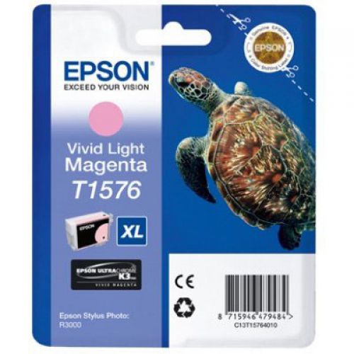 Epson C13T15764010 T1576 Vivid Light Magenta Ink 26ml