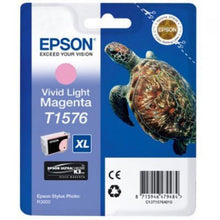 Load image into Gallery viewer, Epson C13T15764010 T1576 Vivid Light Magenta Ink 26ml