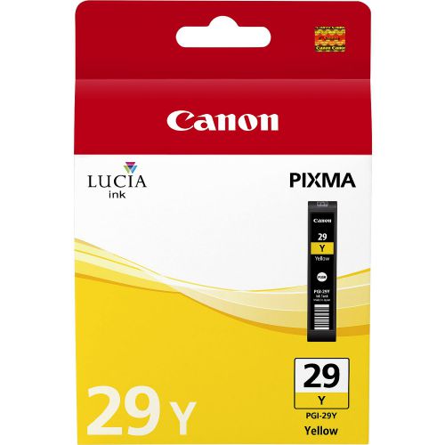 Canon 4875B001 PGI29 Yellow Ink 36ml