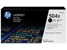 Load image into Gallery viewer, HP CE250X 504X Black Toner 10.5K Twinpack
