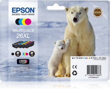 Load image into Gallery viewer, Epson C13T26354012 26XL Black Colour Ink 12ml 3x10ml Multi