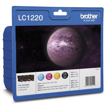 Load image into Gallery viewer, Brother LC1220VALBP Black Colour Ink 8ml 3x5.5ml Multipack