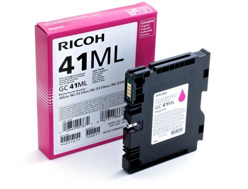 Ricoh 405767 GC41ML Magenta Gel Ink 600