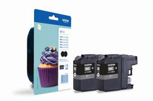 Load image into Gallery viewer, Brother LC123BK Black Ink 2x11ml Twinpack - xdigitalmedia