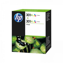 Load image into Gallery viewer, HP D8J46AE 301XL Tricolour Ink 6ml Twinpack