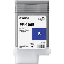 Load image into Gallery viewer, Canon 6629B001 PFI106 Blue Ink 130ml