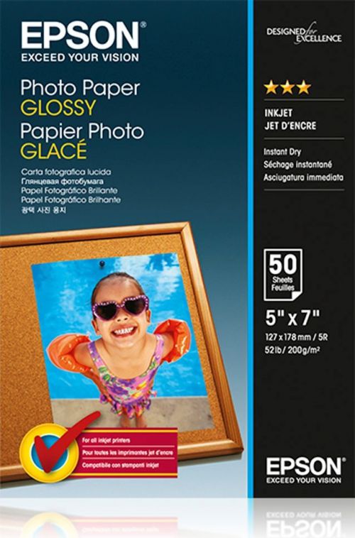 Epson C13S042545 Glossy Photo Paper 13x18cm 50 Sheets