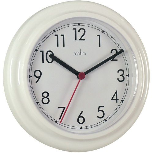 Acctim Stratford Wall Clock 23cm White