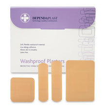 Load image into Gallery viewer, Reliance Dependaplast Washproof Plasters Assorted Size PK100